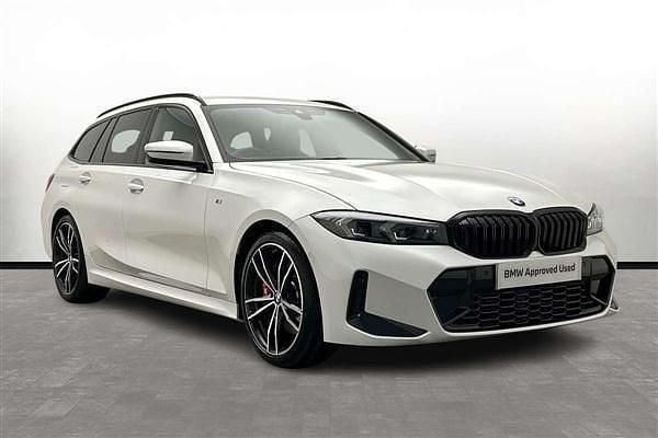 White Used 2024 BMW 320 M Sport Estate | £39,000 (Expensive) - Image 1/3