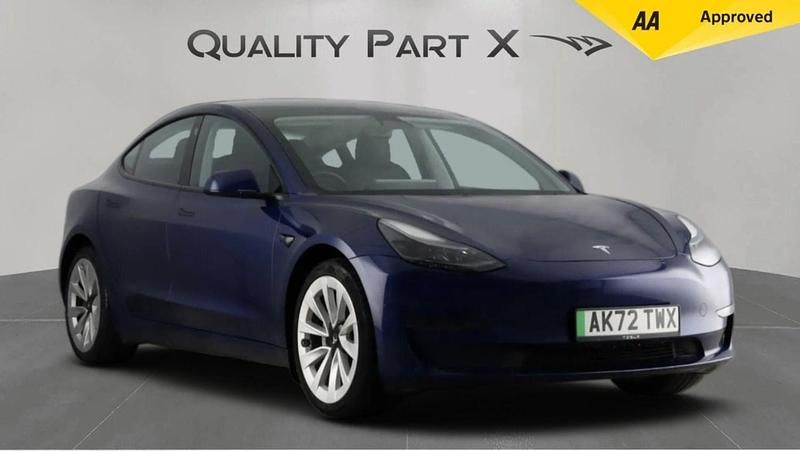 Blue Used 2022 Tesla Model 3 Long Range AWD Sedan | £16,996 (Fair price) - Image 1/4