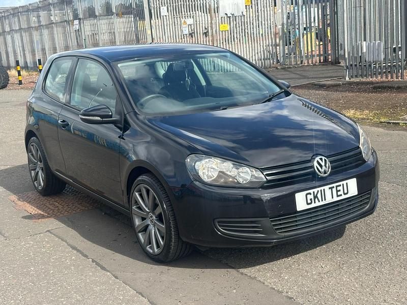 Black Used 2011 VW Golf VI S Hatchback | £5,495 (A bit pricey) - Image 1/4
