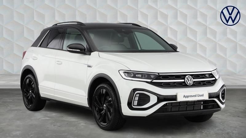 White New 2025 VW T-Roc Black Edition SUV | £29,000 (Fair price) - Image 1/4