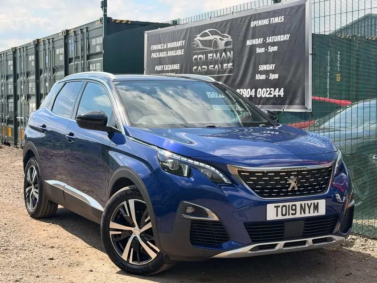 Used Peugeot 3008 GT-line 130 HP (95 kW) 2019 Blue SUV
