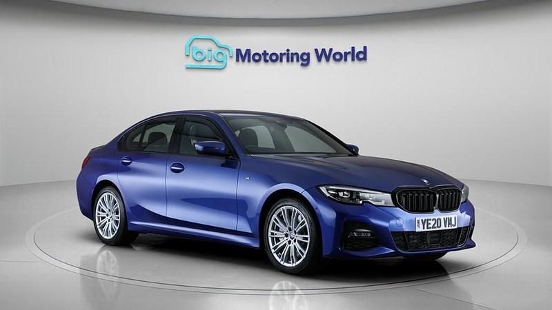 Used BMW 330e M Sport 292 HP (214 kW) 2020 Blue Sedan
