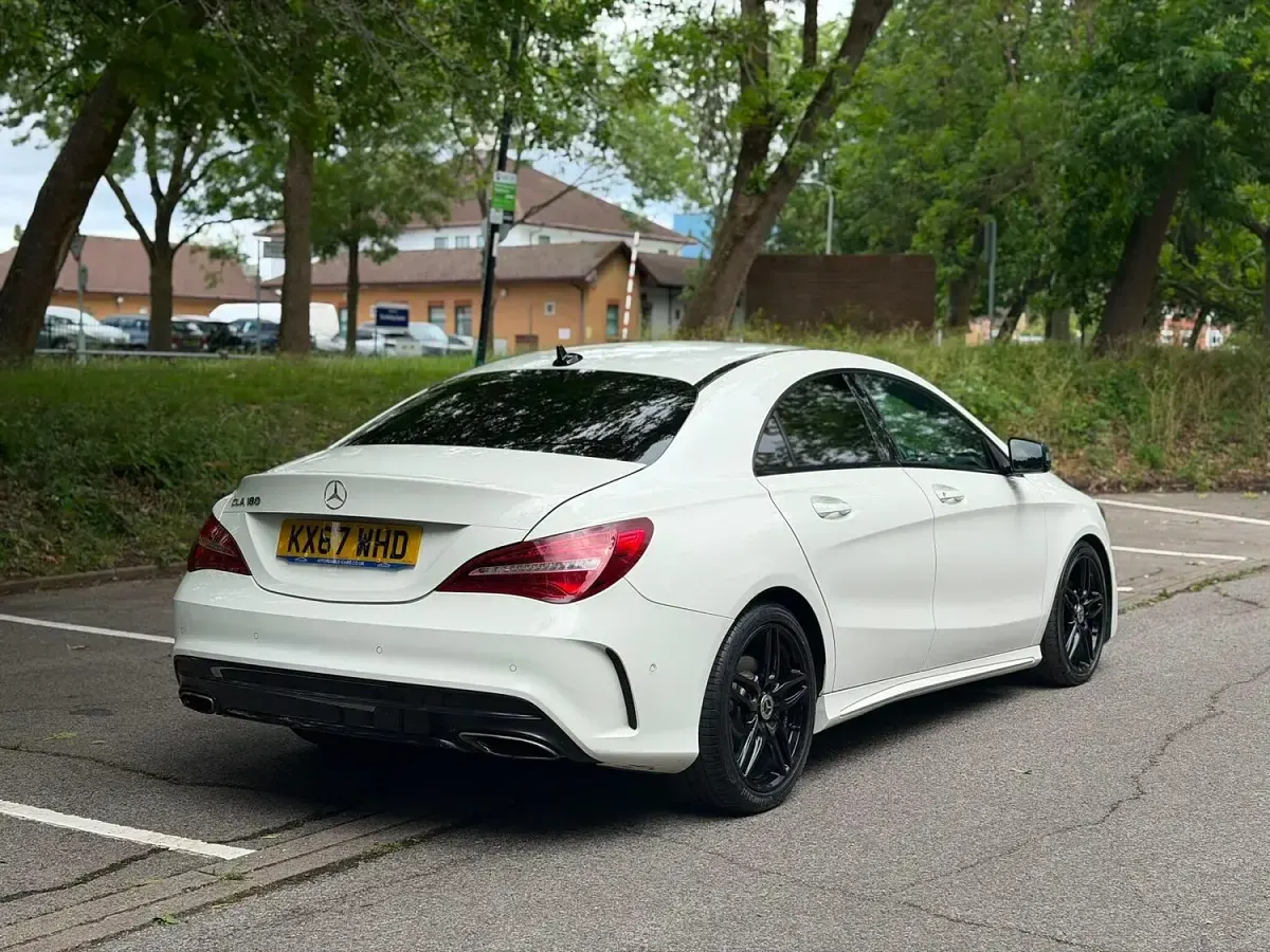 Used Mercedes CLA180 AMG line 2017 White Sedan