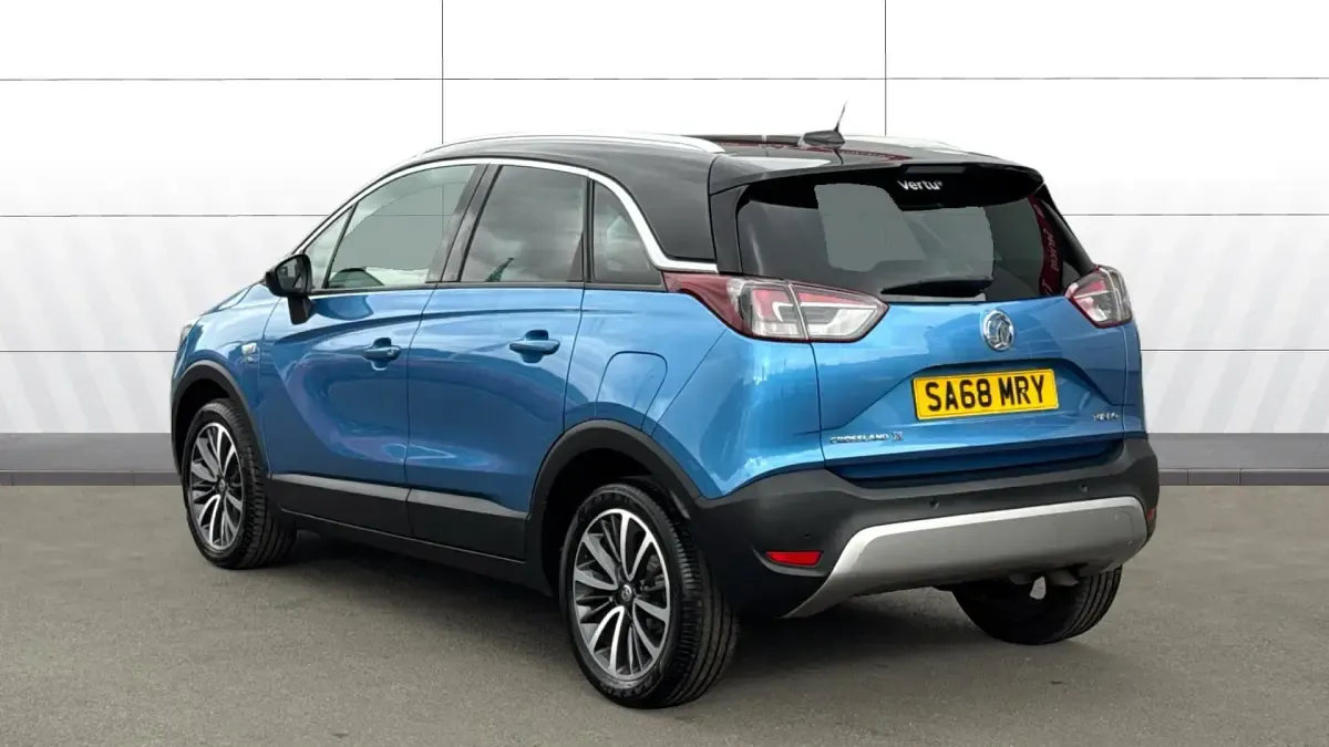 Used Vauxhall Crossland X Elite 131 HP (96 kW) 2018 Blue SUV