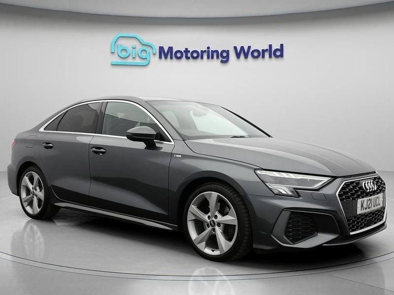 Grey Used 2021 Audi A3 S-Line Sedan | £19,800 (Good price) - Image 1/4