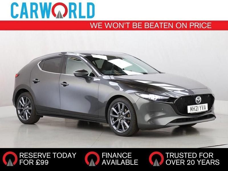 Grey Used 2021 Mazda 3 Inclusive Hatchback | £15,651 (Fair price) - Image 1/3