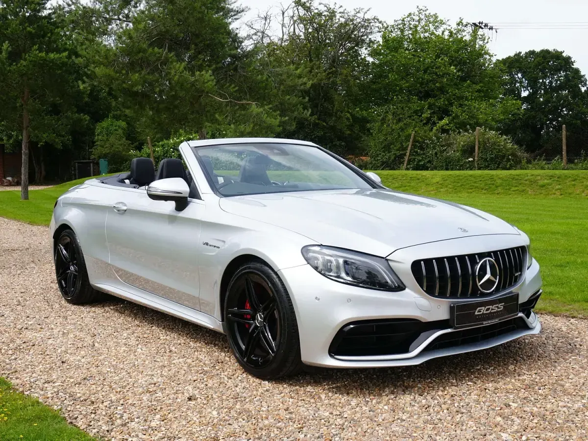 Used Mercedes C63 AMG Premium Plus 2019 Silver Cabriolet