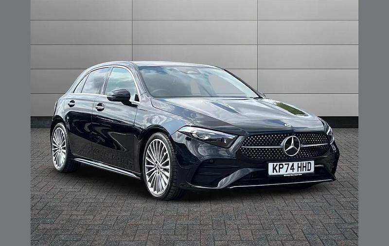 Black Used 2024 Mercedes A200 AMG Line Premium Plus Hatchback | £28,195 (Expensive) - Image 1/4