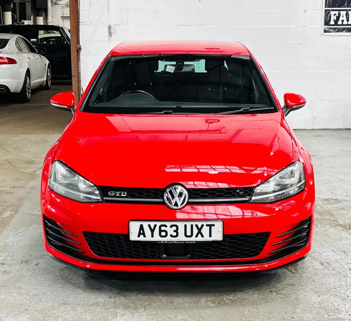 Used VW Golf VII GTD 150 HP (110 kW) 2013 Red Hatchback
