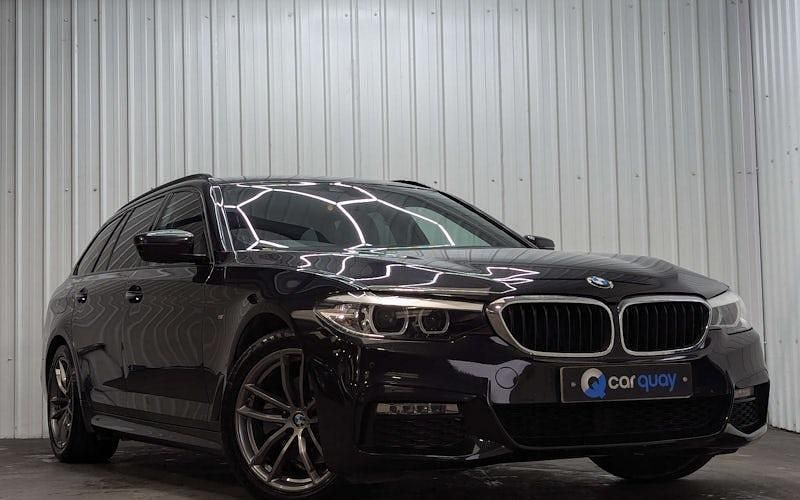 Used BMW 520 M Sport 190 HP (139 kW) 2018 Black Estate
