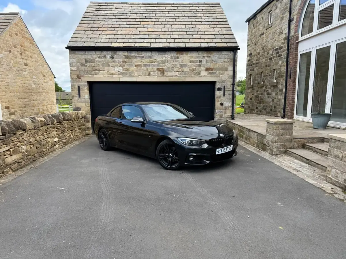 Begagnad BMW 420 M Sport 2018 Svart Cab