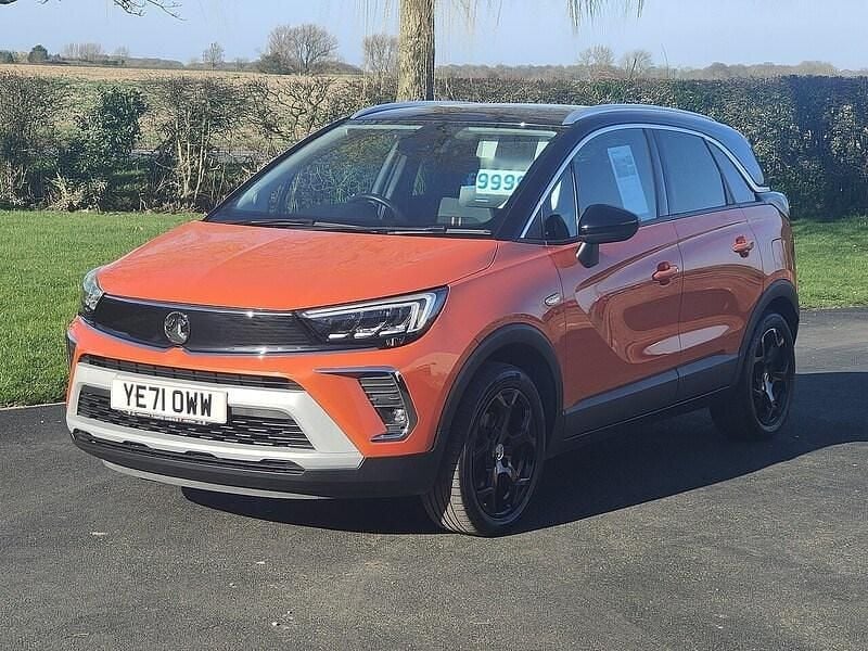 Used Vauxhall Crossland SRi 130 HP (95 kW) 2021 Orange SUV