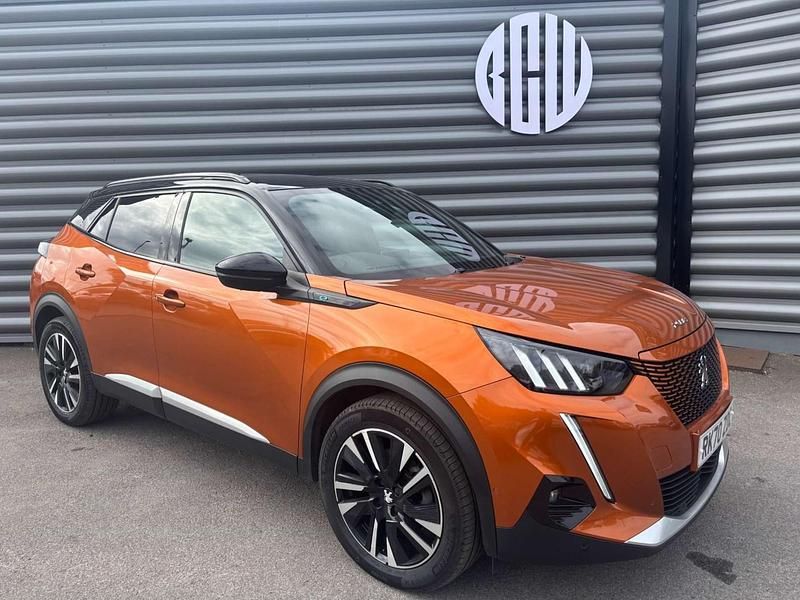 Orange Used 2020 Peugeot e-2008 GT-line SUV | £12,100 (Fair price) - Image 1/4