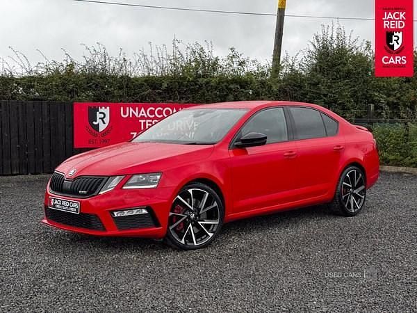 Red Used 2019 Skoda Octavia vRS Hatchback | £17,950 (Fair price) - Image 1/4