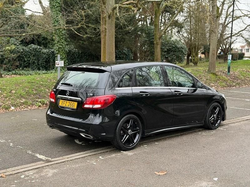 Used Mercedes B180 AMG line 109 HP (80 kW) 2015 Black MPV