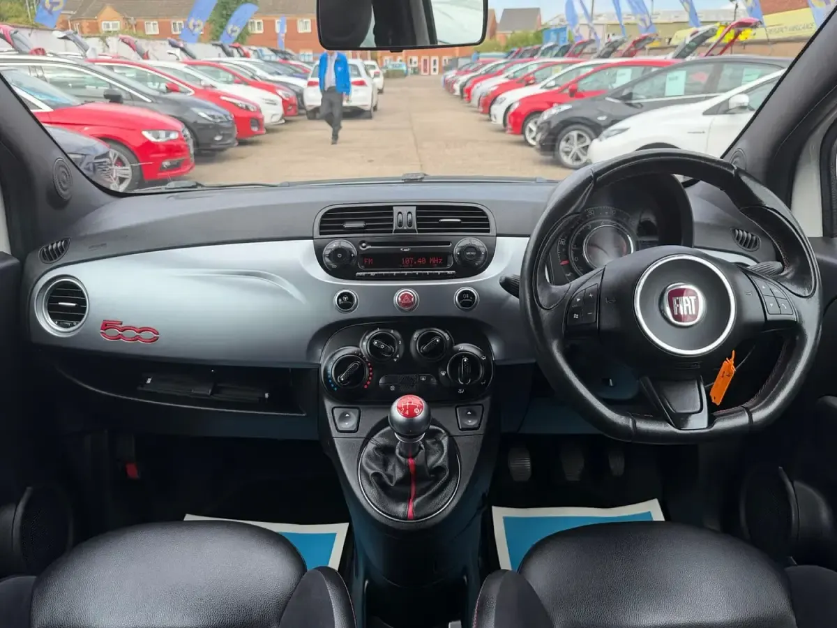 Used Fiat 500 S 69 HP (50 kW) 2013 White Hatchback
