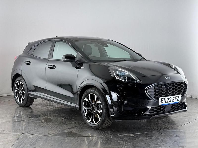 Black Used 2022 Ford Puma ST-Line X Hatchback | £14,550 (Good price) - Image 1/3