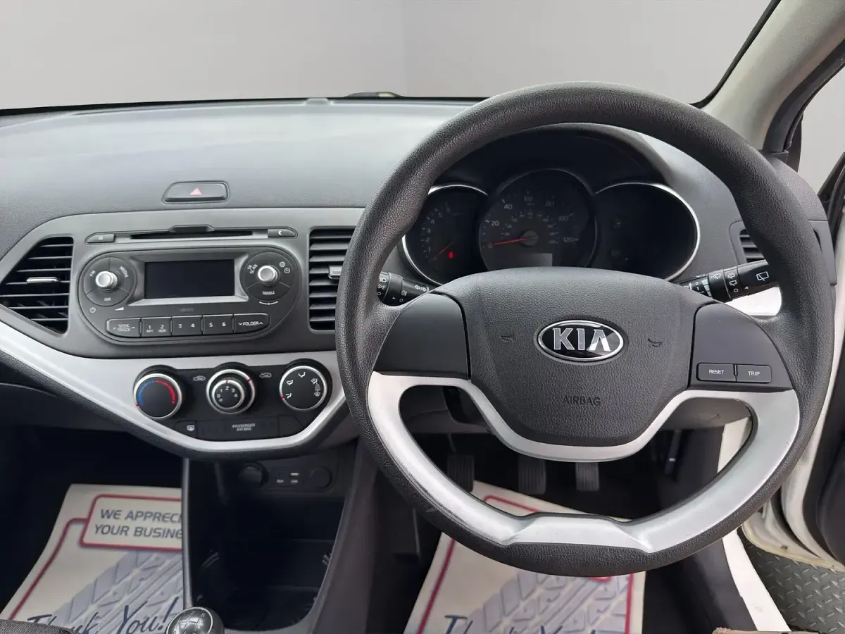 Used Kia Picanto 66 HP (48 kW) 2016 White Hatchback