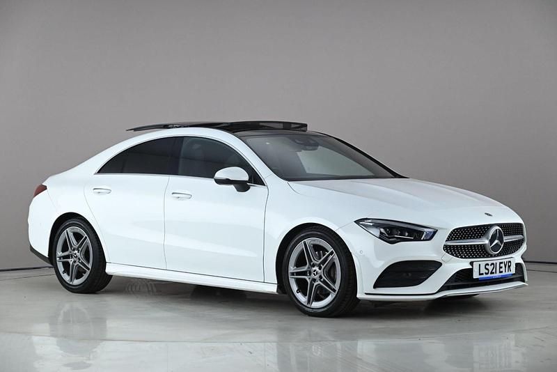 Used Mercedes CLA180 AMG Line Premium Plus 136 HP (100 kW) 2021 White Sedan