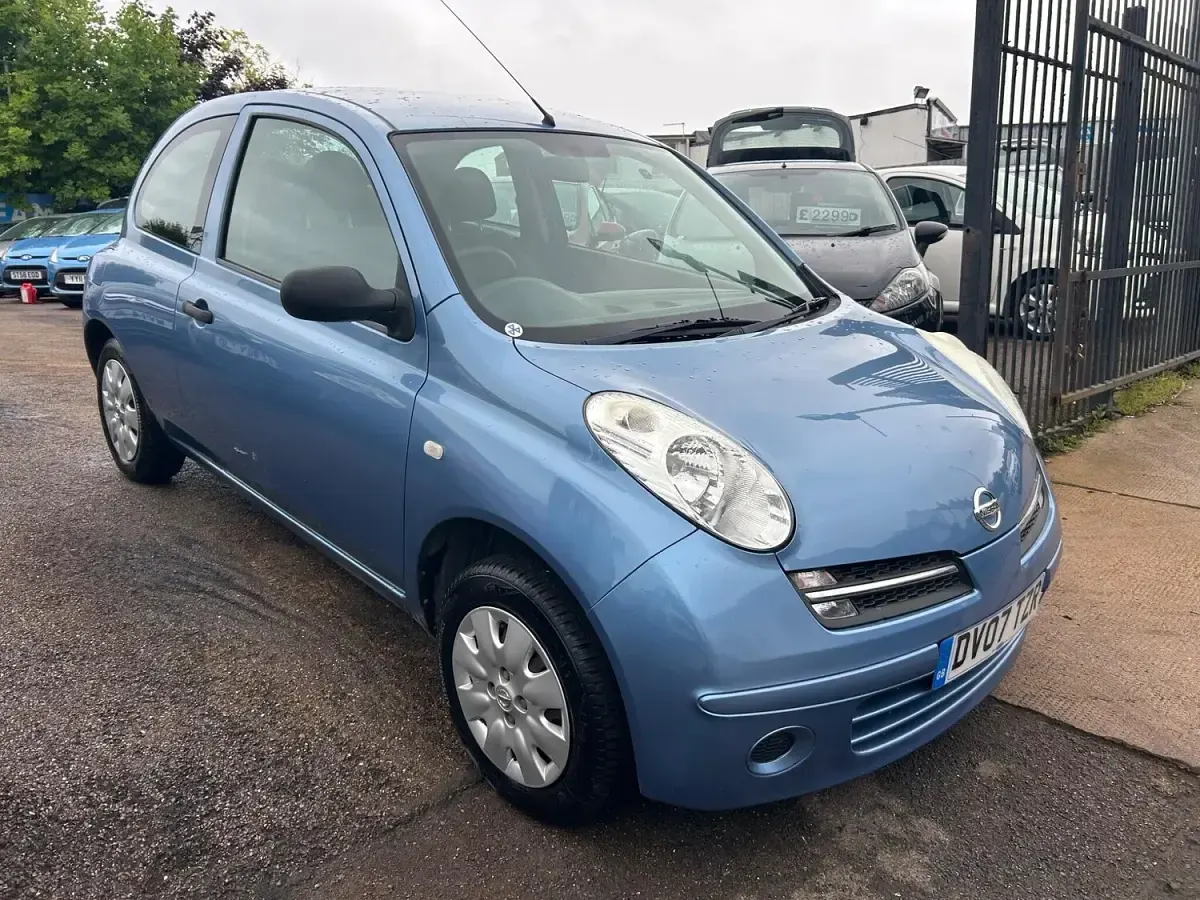 Used Nissan Micra 65 HP (47 kW) 2007 Blue Hatchback