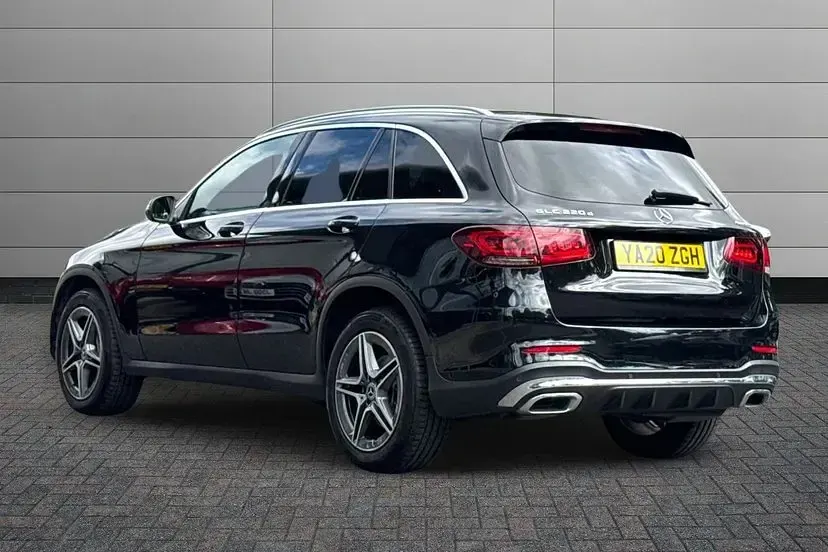 Used Mercedes GLC220 AMG line 191 HP (140 kW) 2020 Obsidian black SUV