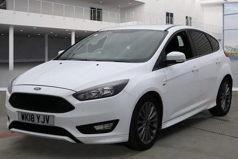 White Used 2018 Ford Focus ST-Line Hatchback | £6,995 (Good price) - Image 1/1