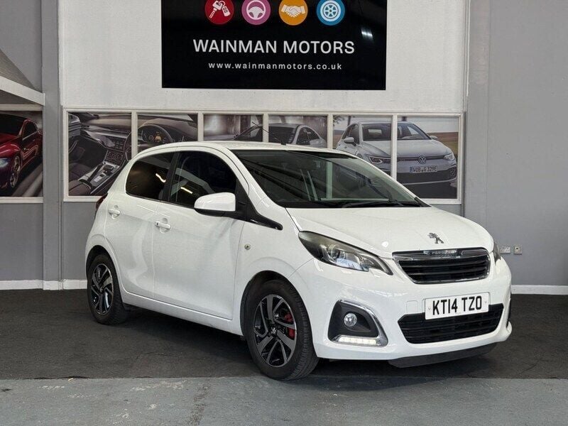 White Used 2014 Peugeot 108 Allure Hatchback | £3,770 (Fair price) - Image 1/4