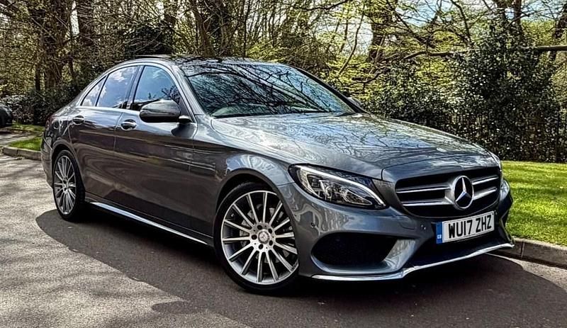 Used Mercedes C200 AMG line 184 HP (135 kW) 2017 Grey Sedan