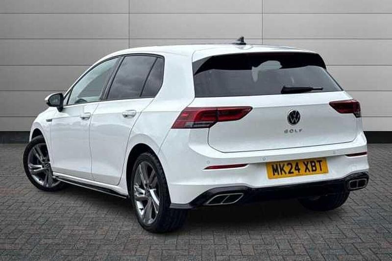 Used VW Golf VIII R-line 150 HP (110 kW) 2024 White Hatchback