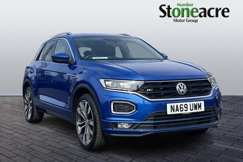 Blue Used 2019 VW T-Roc R-line SUV | £17,000 (Good price) - Image 1/1