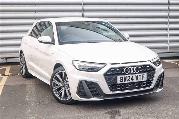 White Used 2024 Audi A1 S-Line Hatchback | £19,721 (Fair price) - Image 1/4