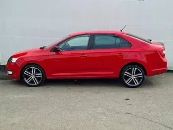 Used Skoda Rapid Sport 110 HP (80 kW) 2016 Red Hatchback
