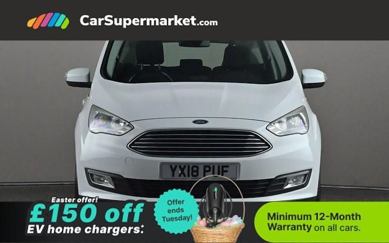 Used Ford C-MAX Titanium 120 HP (88 kW) 2018 White MPV