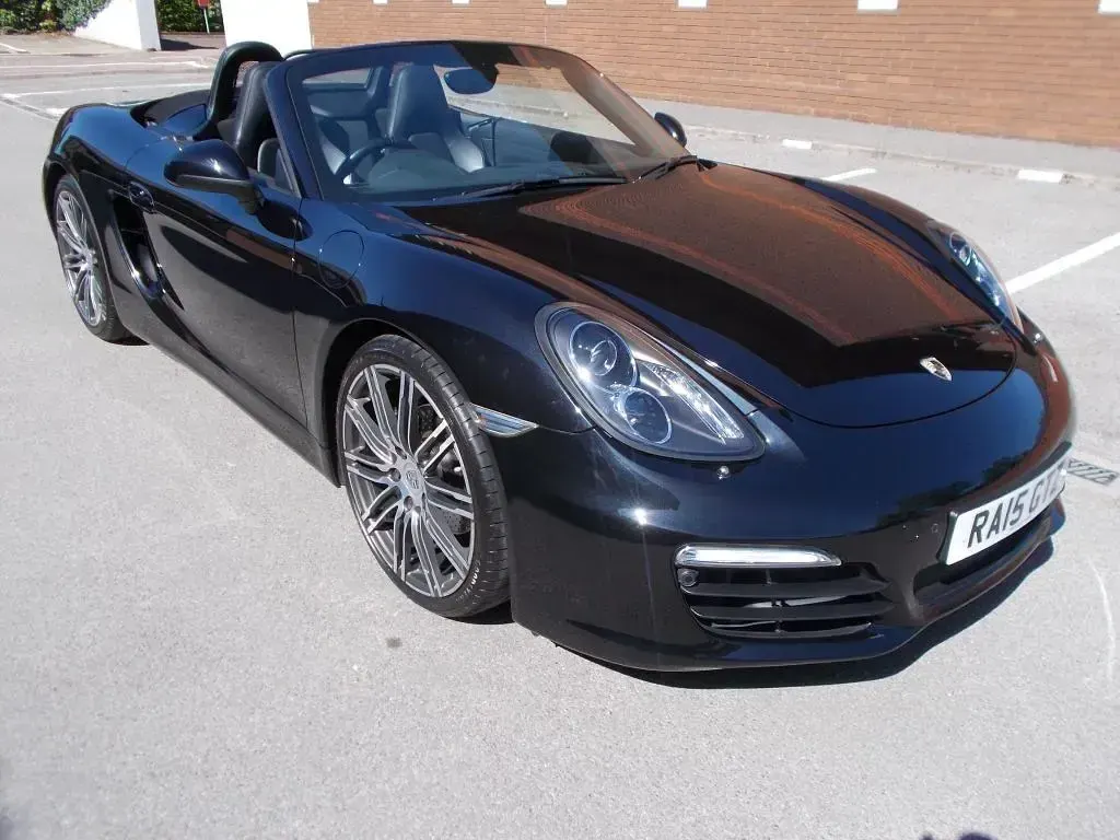 Begagnad Porsche Boxster Black Edition 265 HK (194 kW) 2015 Svart Cab