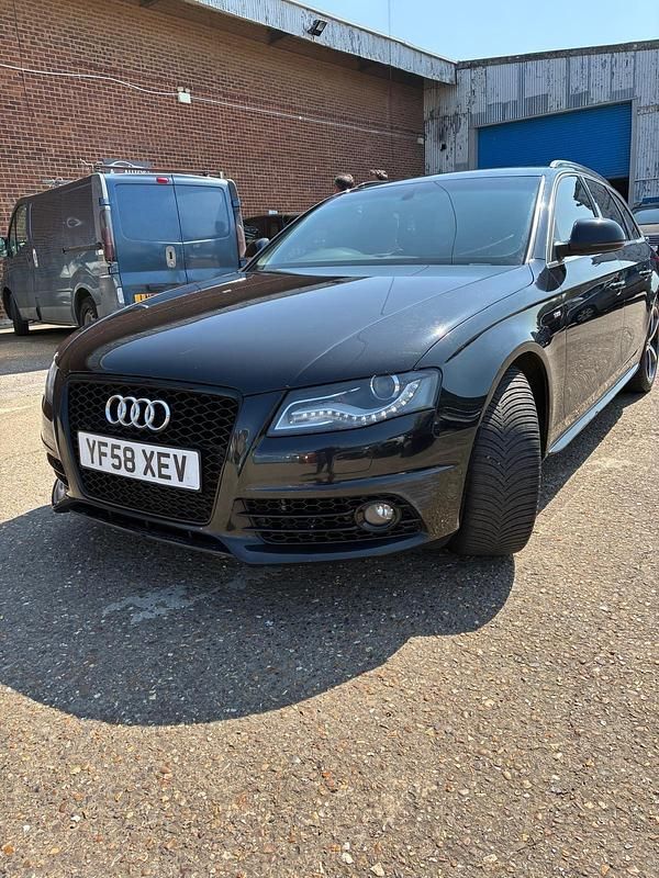 Usado Audi A4 S-Line 2009 Negro Familiar