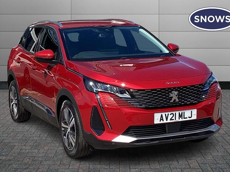 Ultimate red Used 2021 Peugeot 3008 Allure Premium | £18,114 (Fair price) - Image 1/4