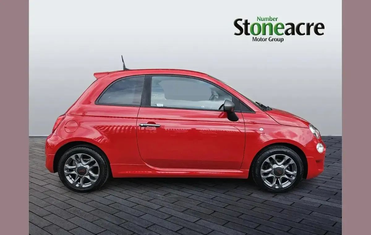 Used Fiat 500 S 69 HP (50 kW) 2018 Red Hatchback