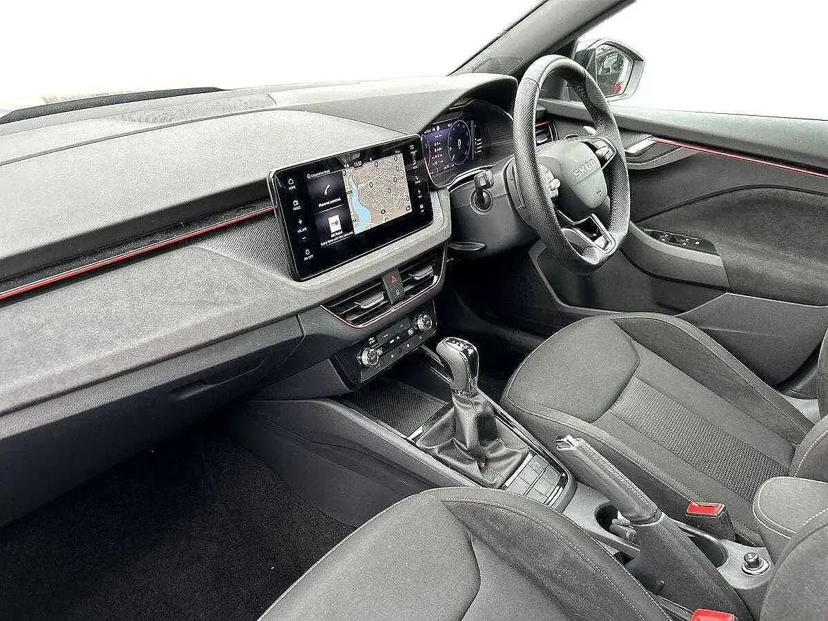 Used Skoda Kamiq Design Edition 115 HP (84 kW) 2025 Graphite grey metallic black magic pearl effect SUV
