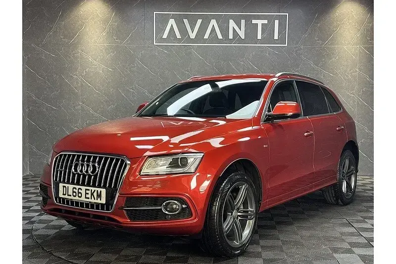 Used Audi Q5 S-line plus 190 HP (139 kW) 2016 Red SUV