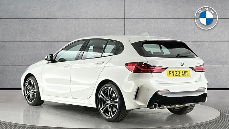 Used BMW 118 M Sport 136 HP (100 kW) 2023 Alpine white Hatchback
