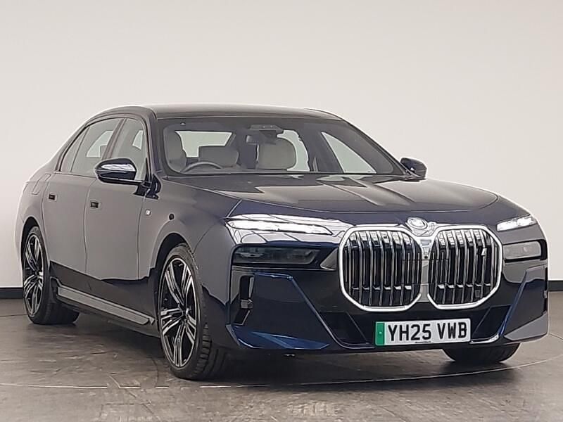 Blue Used 2025 BMW i7 M Sport Sedan | £76,898 (Expensive) - Image 1/4