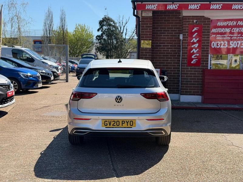 Used VW Golf VII Style 130 HP (95 kW) 2020 Silver Hatchback