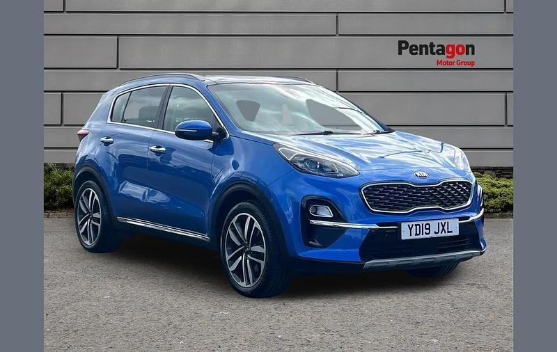 Used Kia Sportage 134 HP (98 kW) 2019 Blue SUV