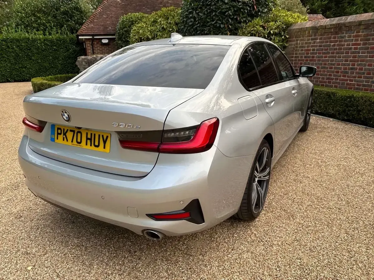 Used BMW 330e Sport Line 2020 Silver Sedan