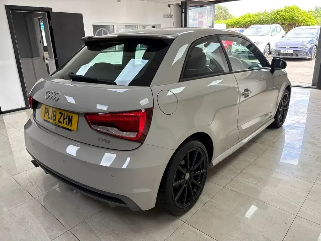 Used Audi A1 S-Line 95 HP (69 kW) 2018 Beige Hatchback
