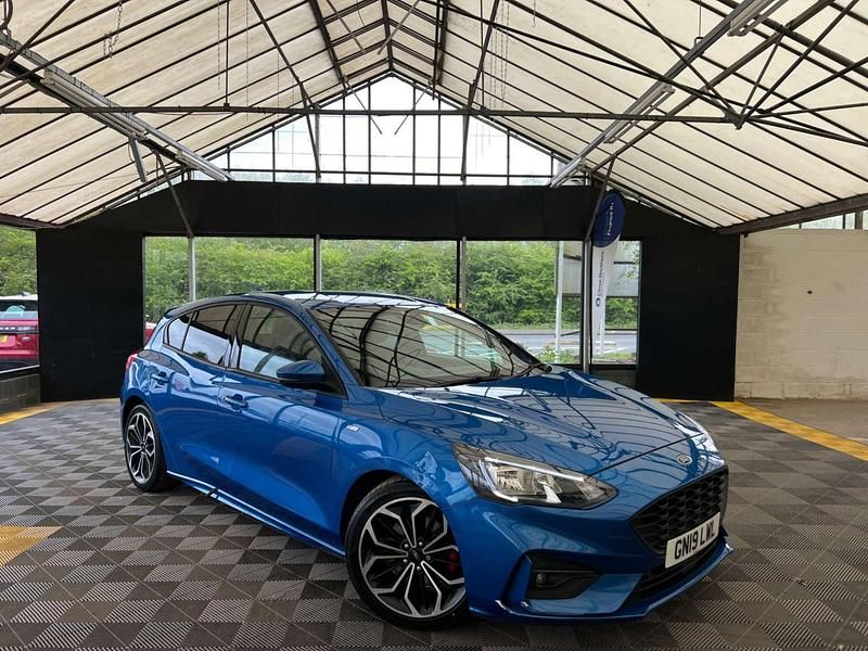 Used Ford Focus ST-Line X 150 HP (110 kW) 2019 Blue Hatchback