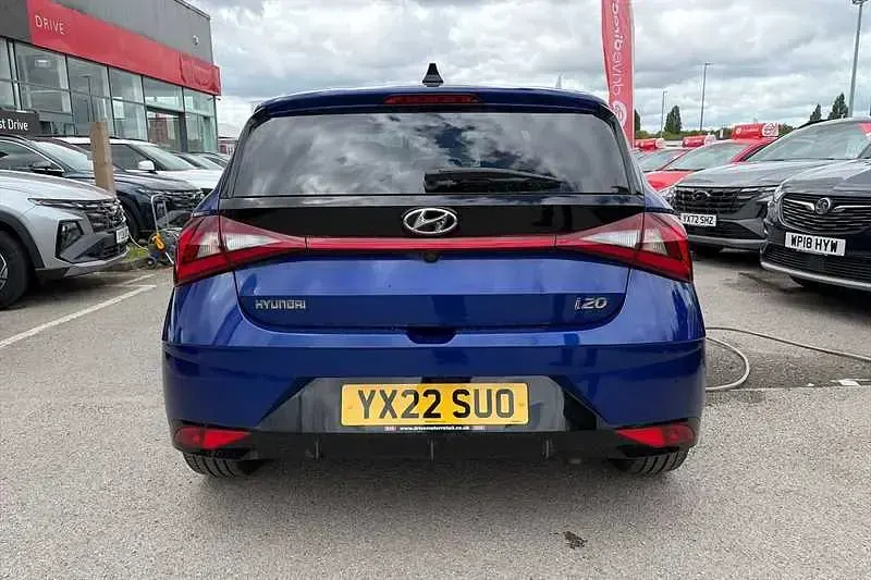 Used Hyundai i20 Premium 2022 Blue Hatchback