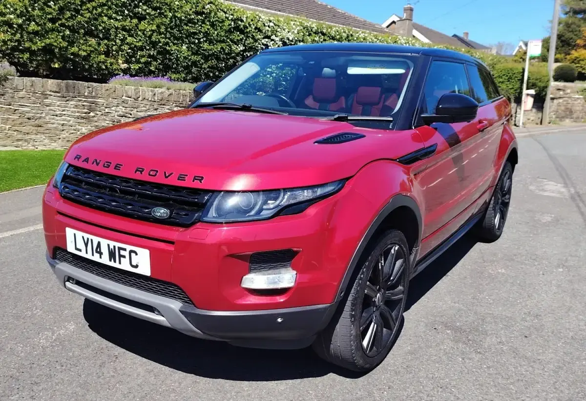 Używany Land Rover Range Rover evoque Dynamic 2014 Czerwony SUV