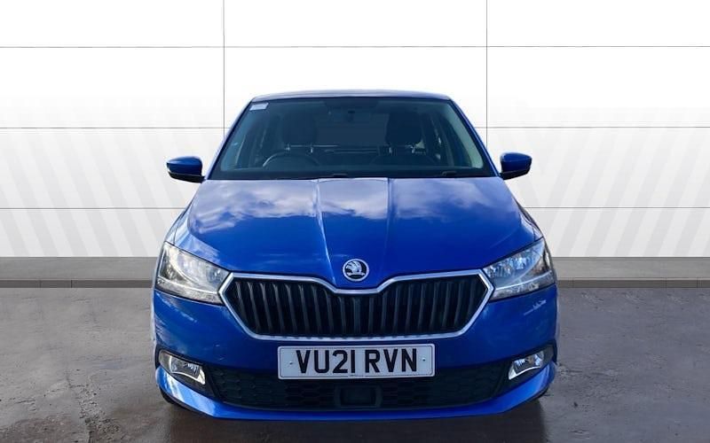 Used Skoda Fabia SE Drive 95 HP (69 kW) 2021 Blue Hatchback