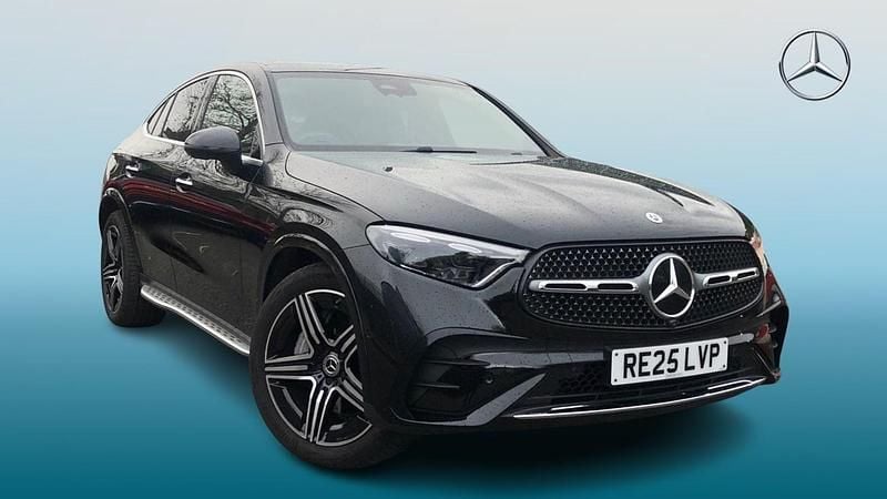 Black Used 2025 Mercedes GLC300 AMG Line Premium Coupe | £54,495 - Image 1/4